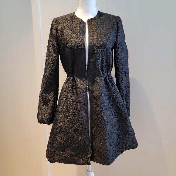 ❤️BCBG MAXAZRIA BLACK COAT DRESS - Picture 7 of 13